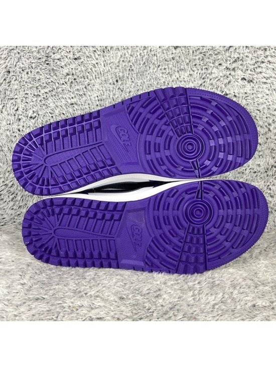 Air Jordan 1 Retro Low Golf Size 12 Men Court Purple White Black DD9315-105 main image 6